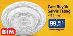GLASS İN LOVE CAM BÜYÜK  SERVİS TABAĞI